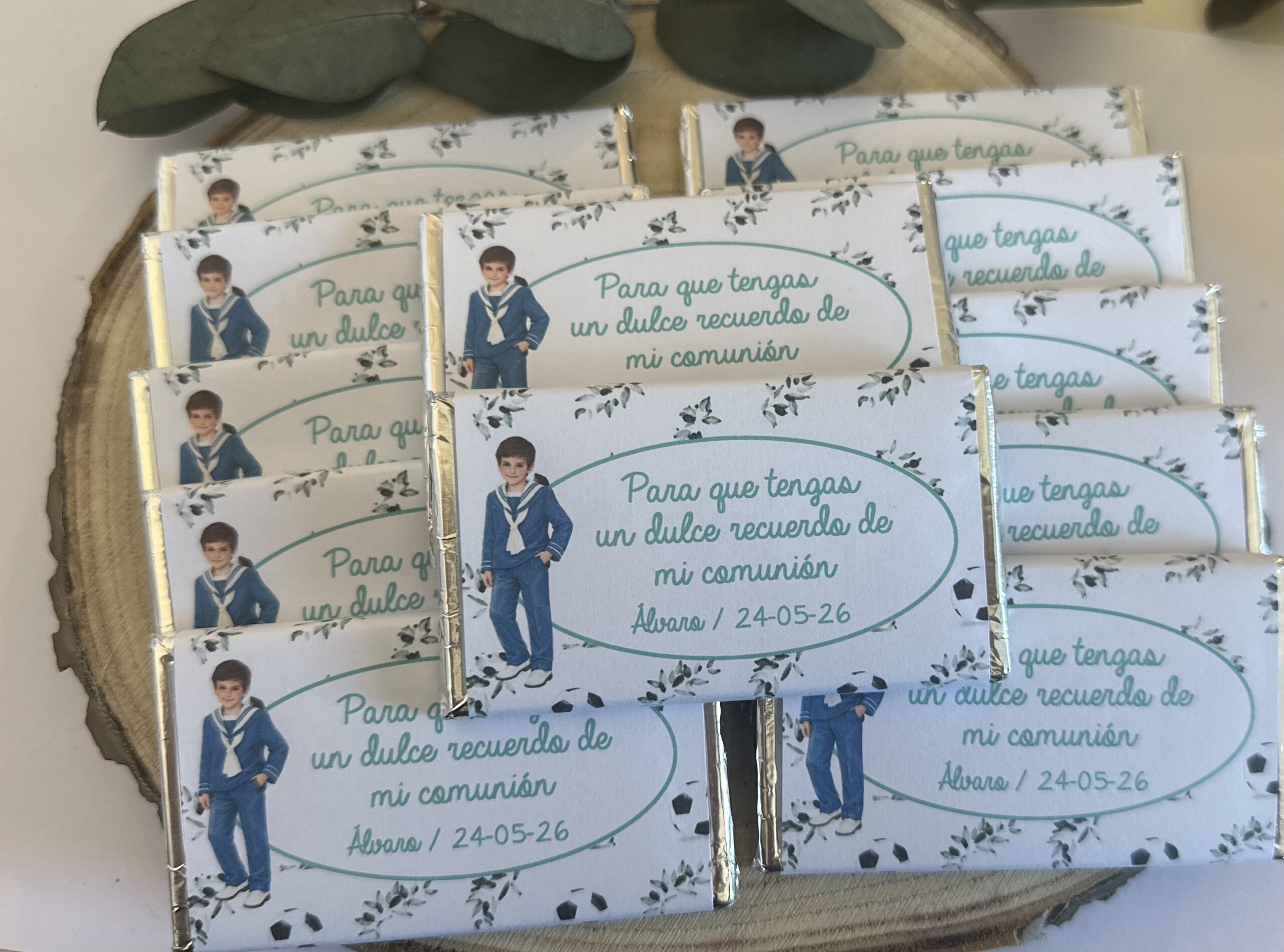 Chocolatina comunión personalizada - Imagen 2