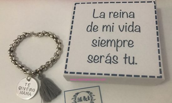 Pulsera plata te quiero