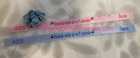 Pulsera de tela comunión