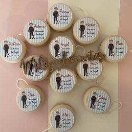 Yoyó de madera comunión