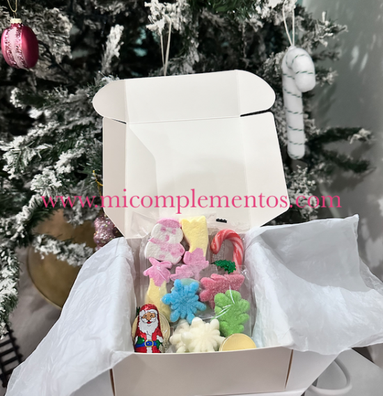 Caja de chuches navideñas