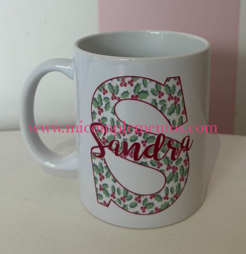 Taza inicial navidadeña