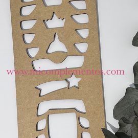 Huella mágica de reyes magos