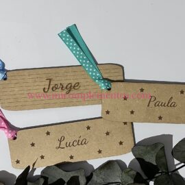 Marcapáginas madera