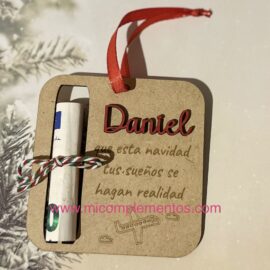 Adorno navidad regalar dinero