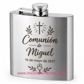 Petaca personalizada grabada