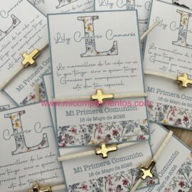 Pulsera cruz dorada