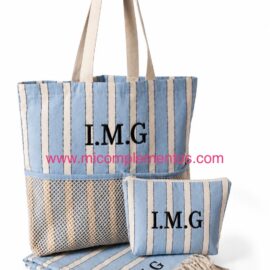 Set playero rayas