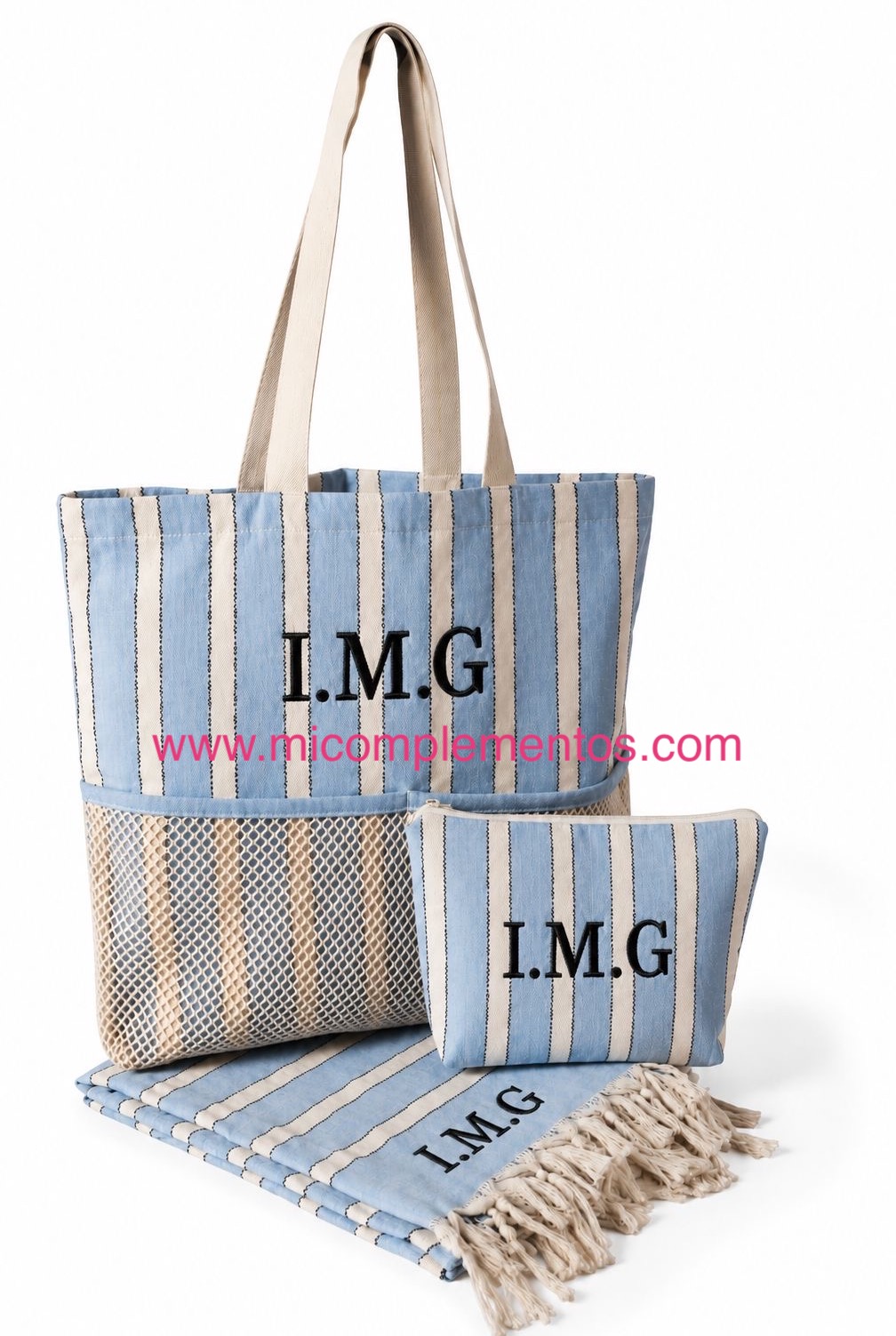 Set playero rayas